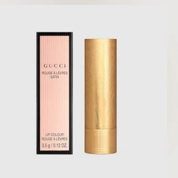 Gucci Satin Lipstick In 220 Merry Mauve - Cool Mauve Pink - Picture 7 of 12